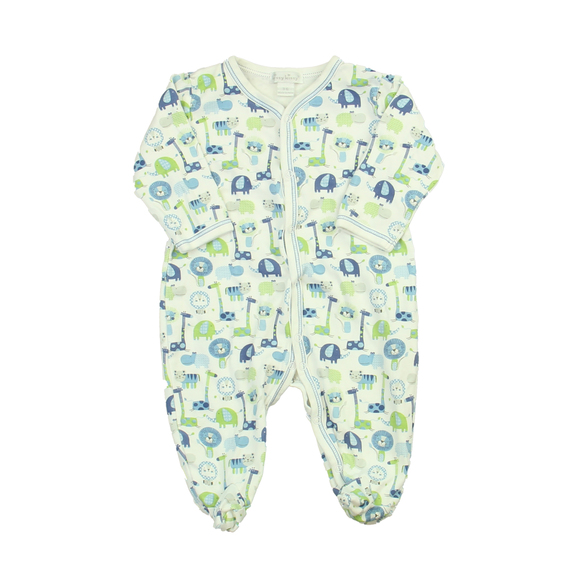 Kissy Kissy One Pieces Kissy Kissy Boys White Animals Piece Footed